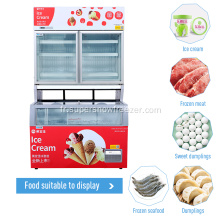 Réfrigérateur de gelato commercial pour la vitrine de la crème glacée